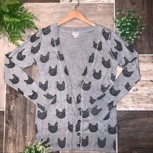 Sweaters | Mossimo Cat Cardigan | Poshmark